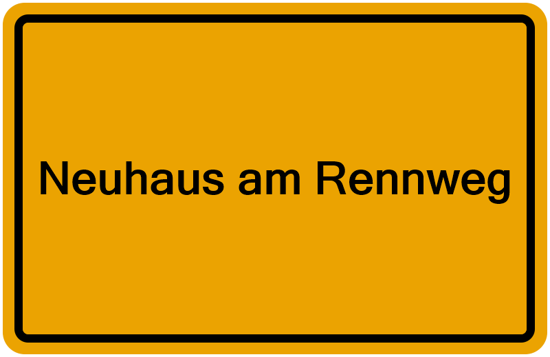 Handelsregisterauszug Neuhaus am Rennweg